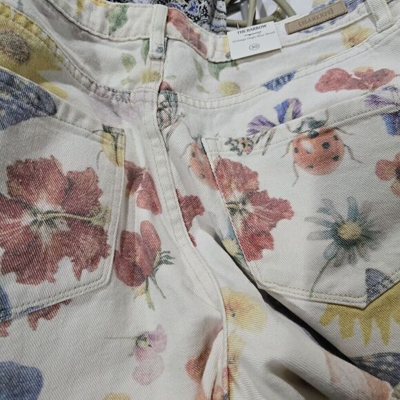 Blank NYC Botanical The Barrow Cut Off Shorts Womens 30 Boho Festival Nature - Picture 3 of 13